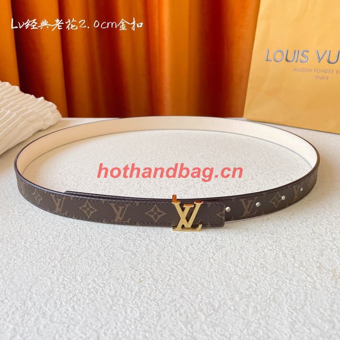 Louis Vuitton Belt 20MM LVB00060 Louis Vuitton Belt 20MM LVB00060